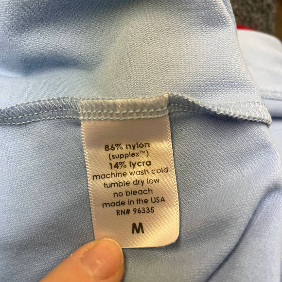 Susana Monaco Fitted Light Blue Spaghetti Strap Midi Dress Sz M - Picture 4 of 5